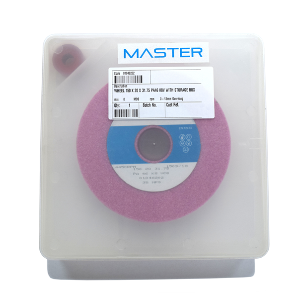 Master Grinding Wheels 150 x 20 x 31.75 PA46 K8V - with storage box